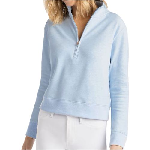TravisMathew Women's Cloud Fleece 1/2 Zip Pullover