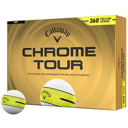 Callaway Chrome Tour 360 Stripe Golf Balls