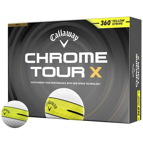 Callaway Chrome Tour X 360 Stripe Golf Balls