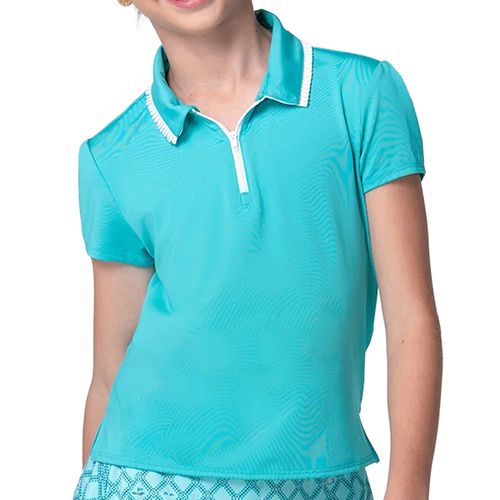 Lucky In Love Girls' Pleated Polo