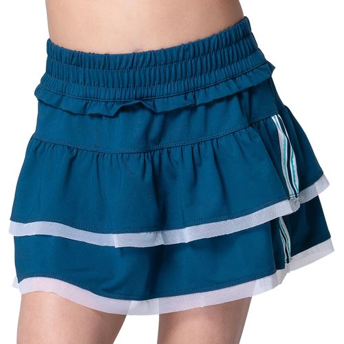 Lucky In Love Girls' Linen Play Skort