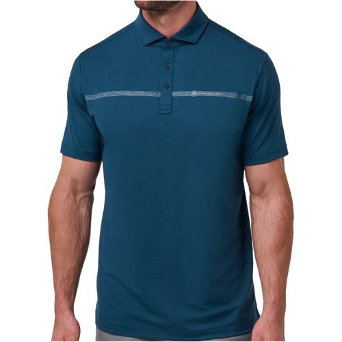 TravisMathew Men's Heater Pro Chest Stripe Polo