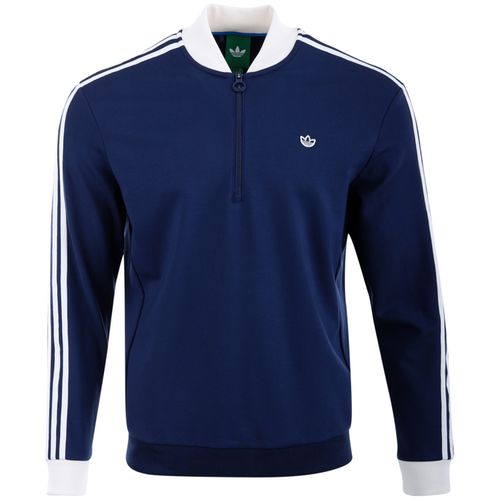 adidas Men's Originals 3 Stripes 1/4 Zip Sweatshirt