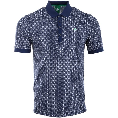 adidas Men's Originals All Over Trefoil Polo
