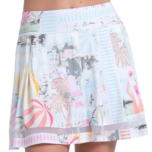 Lucky in Love Women's Riviera Breeze Pleat Skort