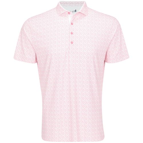 johnnie-O Men's Performance Mesh Polo - Flock Yeah Print