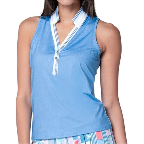 Lucky In Love Women's Linen Streak Tank