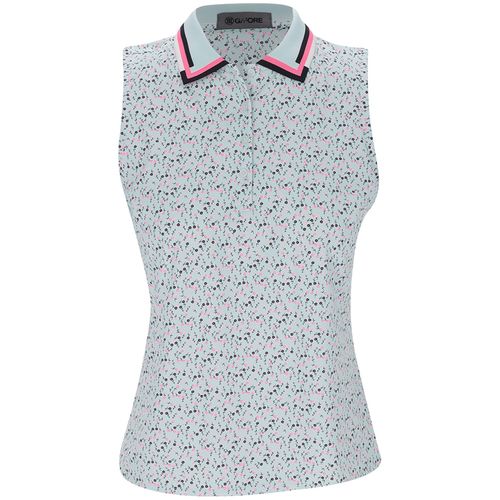 G/FORE Women’s Aye Poppy Silky Tech Nylon Sleeveless Polo