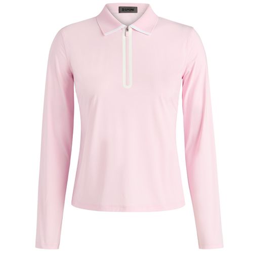 G/FORE Women's Silky Tech Nylon Long Sleeve 1/4 Zip Polo