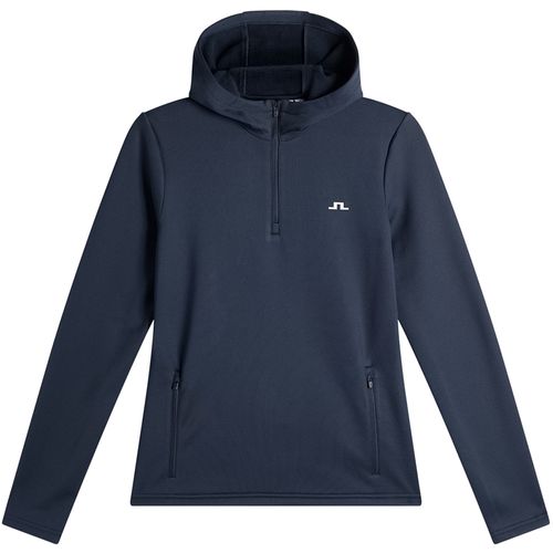 J.Lindeberg Women's Aerielle 1/4 Zip Hooded Pullover