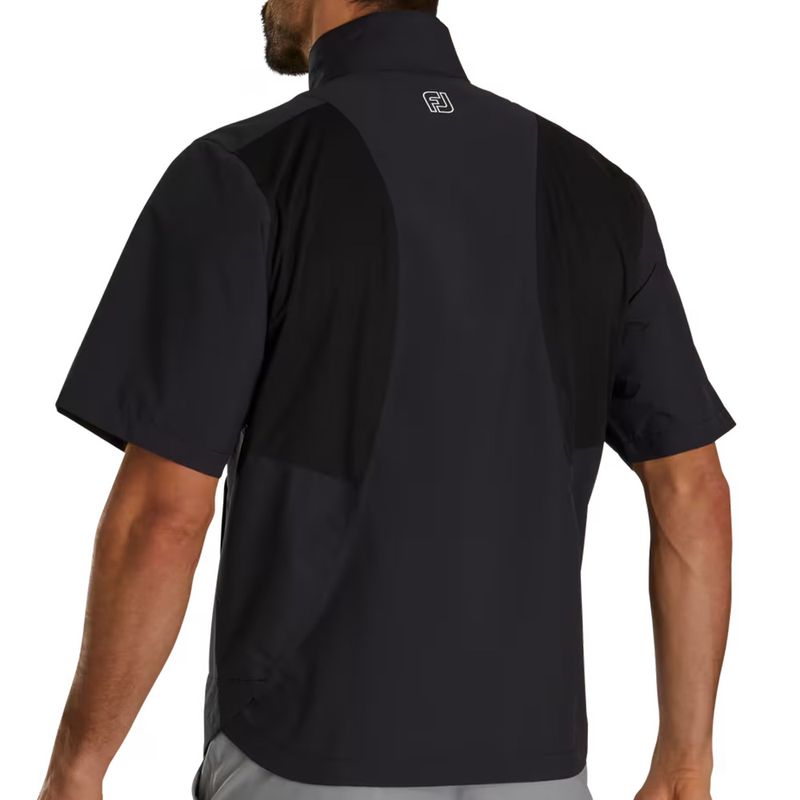 FootJoy Men's HydroLite X Short Sleeve 1/2 Zip Rain Shirt