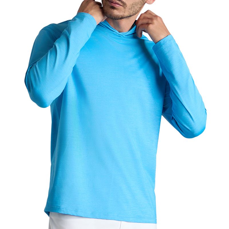 G/FORE Men's Melange Ice Nylon Hoodie - Worldwide Golf Shops