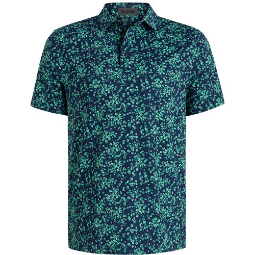G/FORE Men's Floral Print Tech Jersey Polo