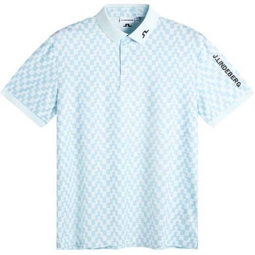 J.Lindeberg Men's Tour Tech Print Polo