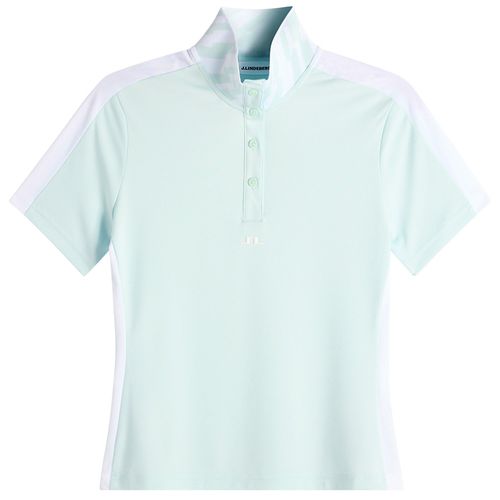 J.Lindeberg Women's Pip Mock Neck Polo