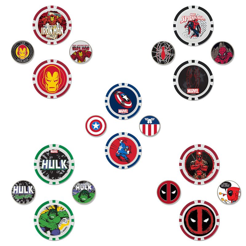 Team Effort Marvel Ball Marker - Thumbnail 2