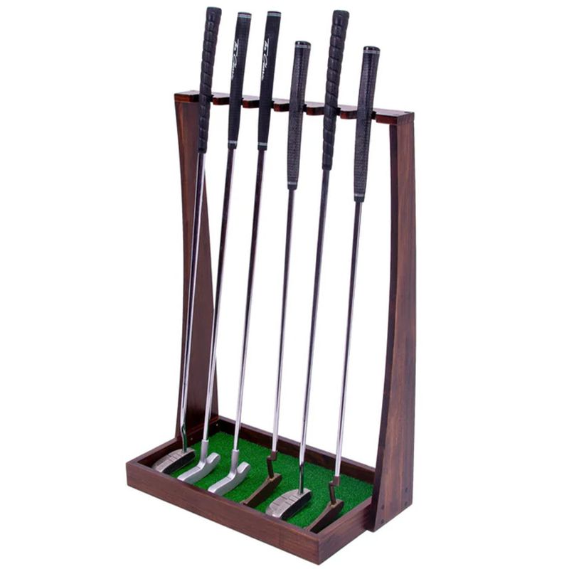 GoSports Wooden Golf Putter Stand - Thumbnail 3