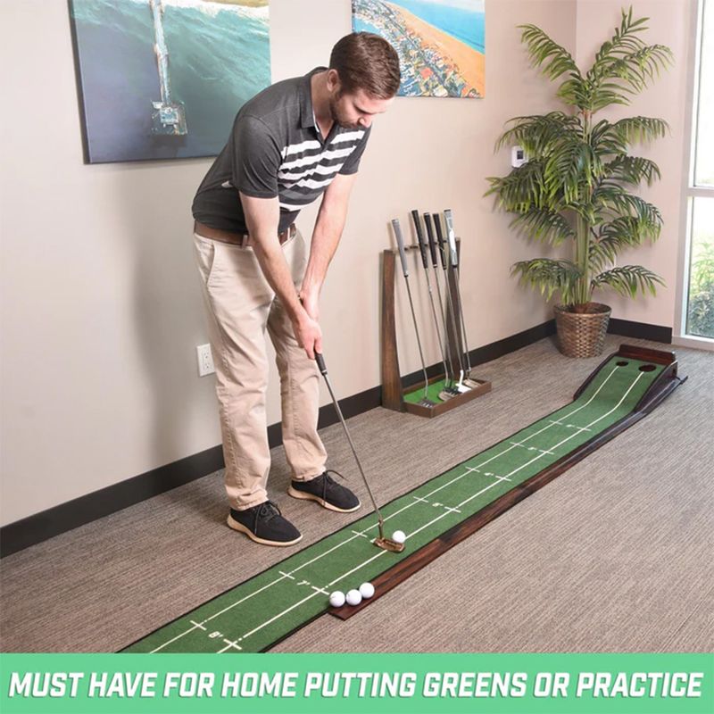 GoSports Wooden Golf Putter Stand - Thumbnail 5