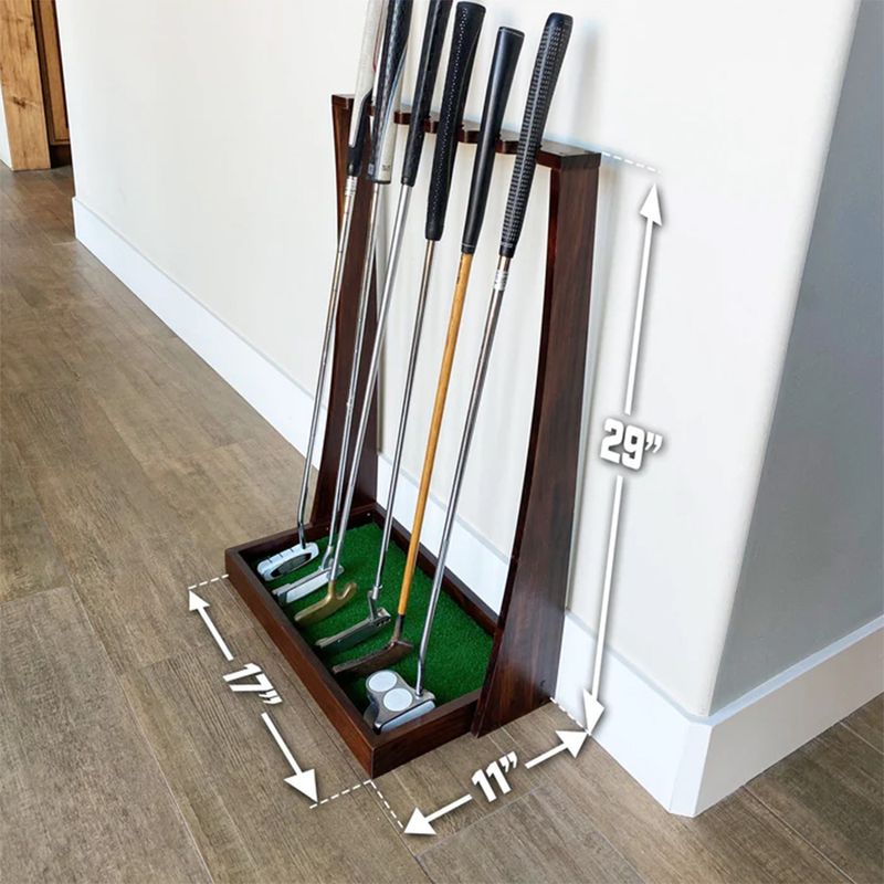 GoSports Wooden Golf Putter Stand