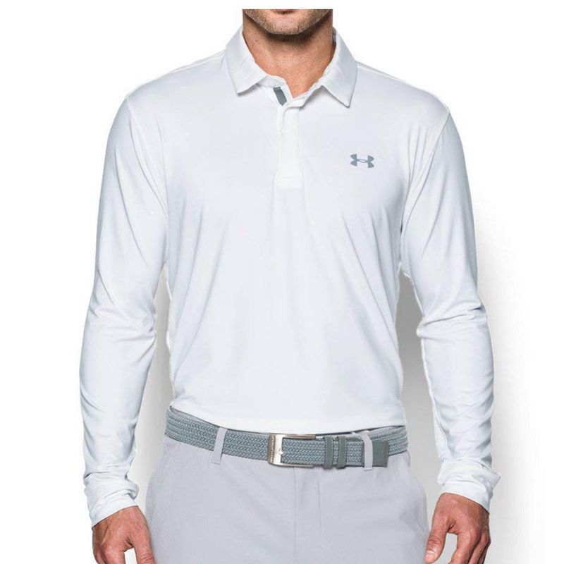 under armour men's playoff long sleeve golf polo