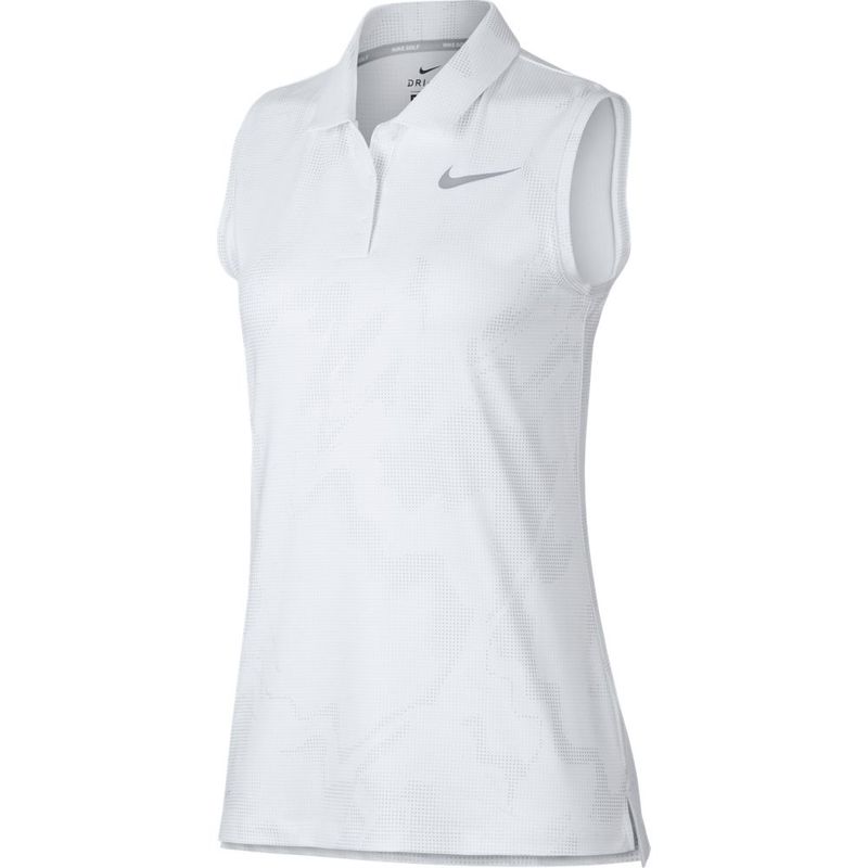 nike women's sleeveless polo shirts