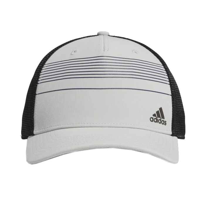 adidas stripe trucker hat