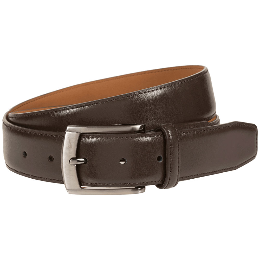 Nike Mens Standard G-Flex Pebble Grain Leather Belt