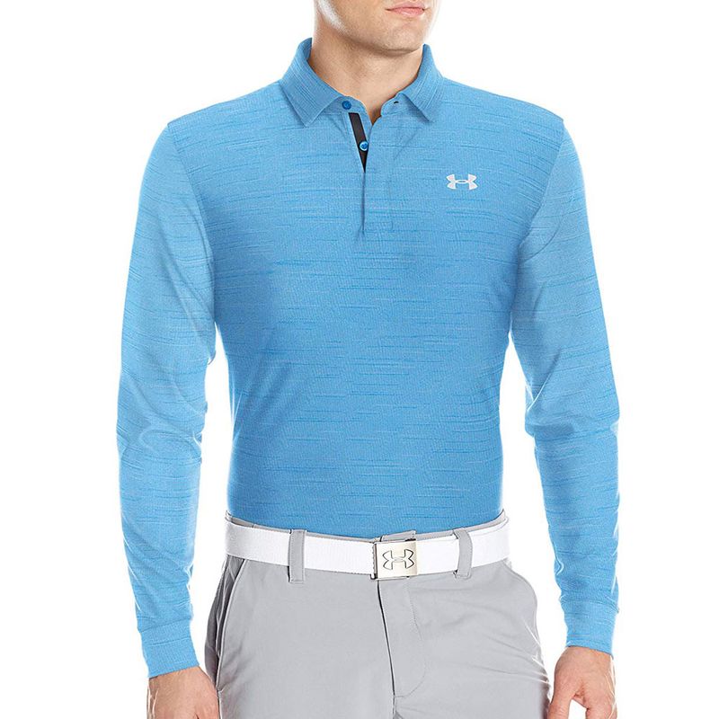 under armour men's playoff long sleeve golf polo