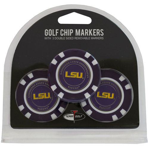 Team Golf NCAA Poker Chip Ball Marker Set - 3 Pack