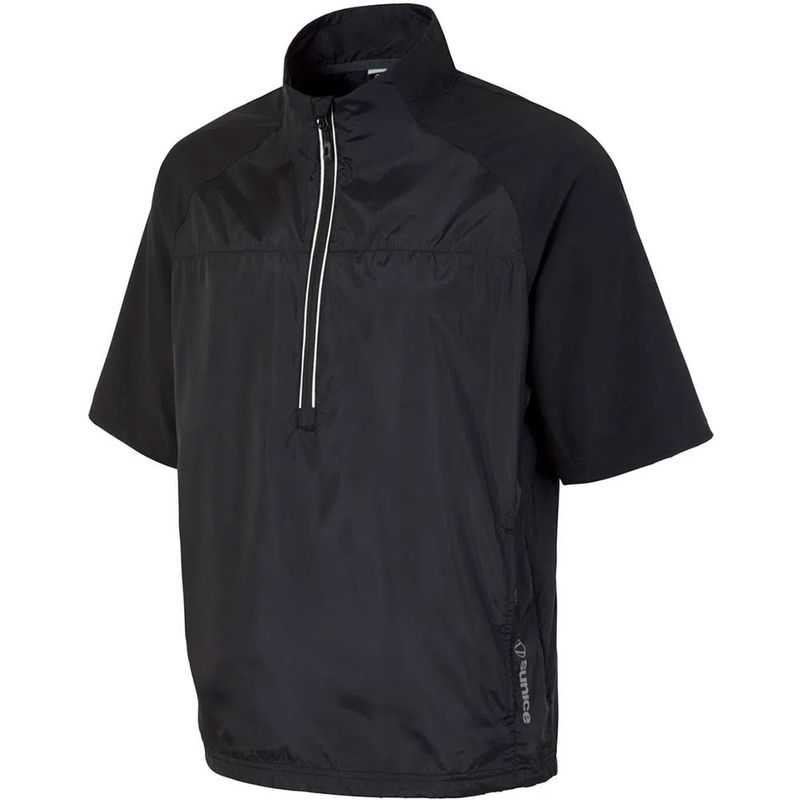 Sunice Men s Winston Short Sleeve Packable Rain 1 2 Zip Pullover