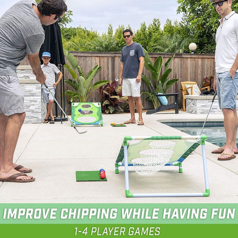 GoSports BattleChip Backyard Golf Cornhole Game - Fun New Golf Game for All  Ages & Abilities BattleChip Classic