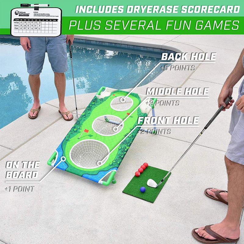 GoSports BattleChip Backyard Golf Cornhole Game