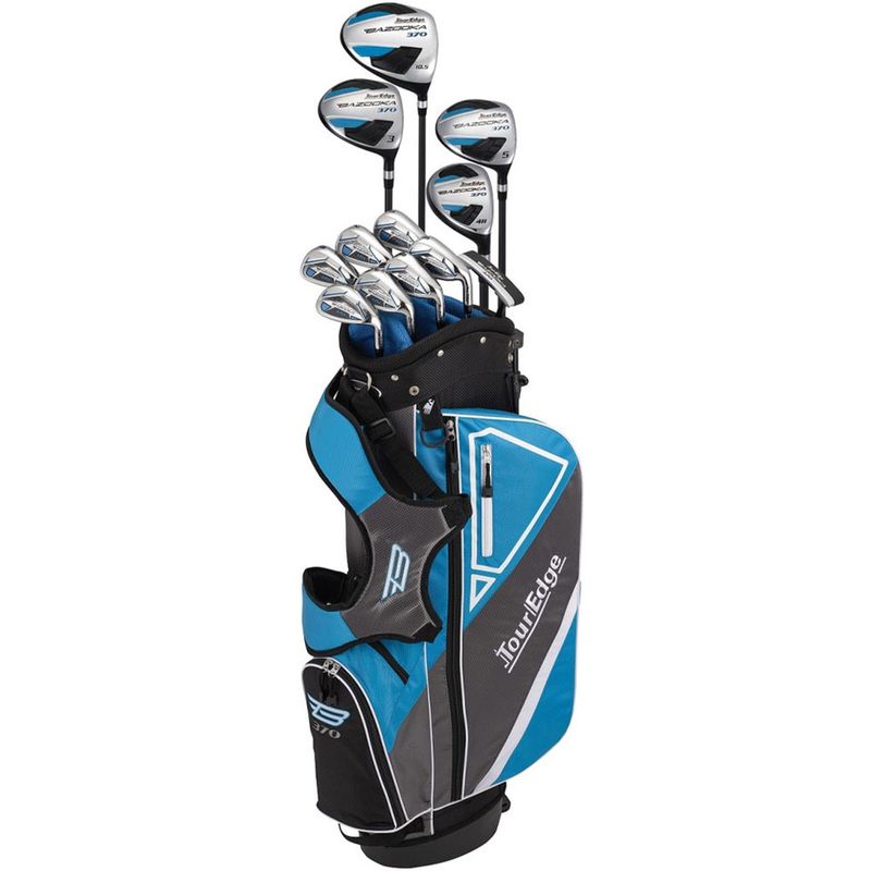 Tour Edge Golf Bazooka 370 Senior Complete Set With Bag Graphite