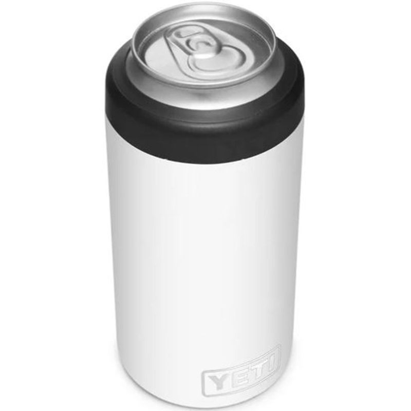 YETI Rambler 16 oz TALL Colster - SILVER - Can Insulator - FREE SHIPPING -  NEW