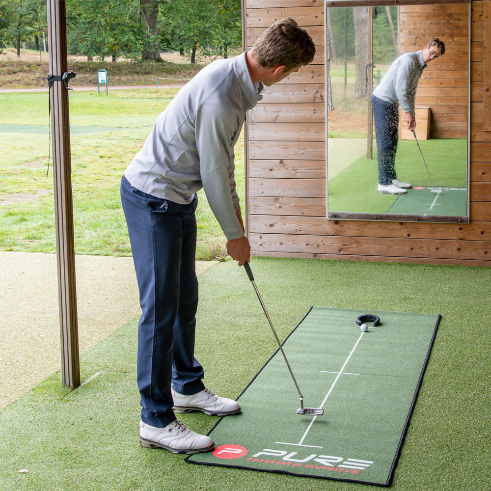 Pure2Improve - Golf Putting Mat Available in 4 Sizes Indoor