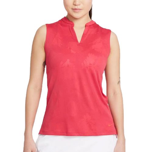 Nike Women's Dri-FIT Victory Floral Sleeveless Golf Polo