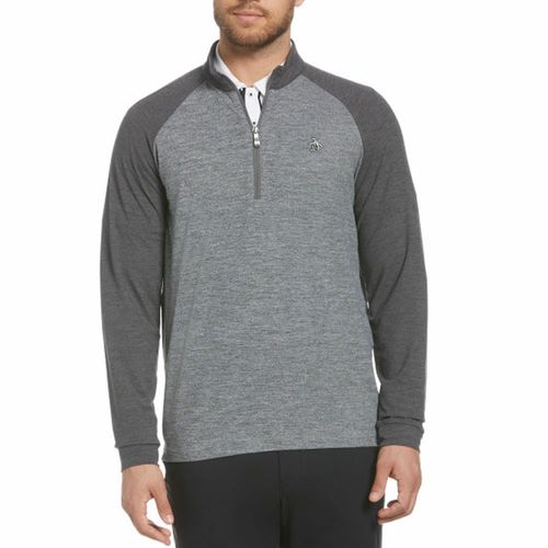 Original Penguin Men's Raglan 1/4 Zip Lightweight Golf Pullover