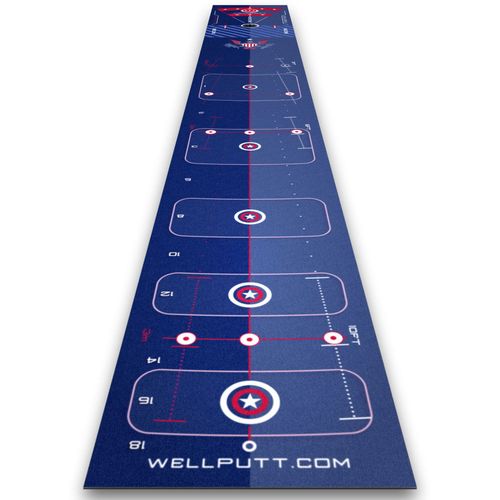 Wellputt Stars and Stripes 13' Putting Mat