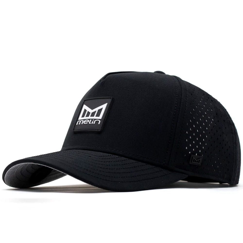 Melin Hydro Odyssey Stacked Hat - Black Small