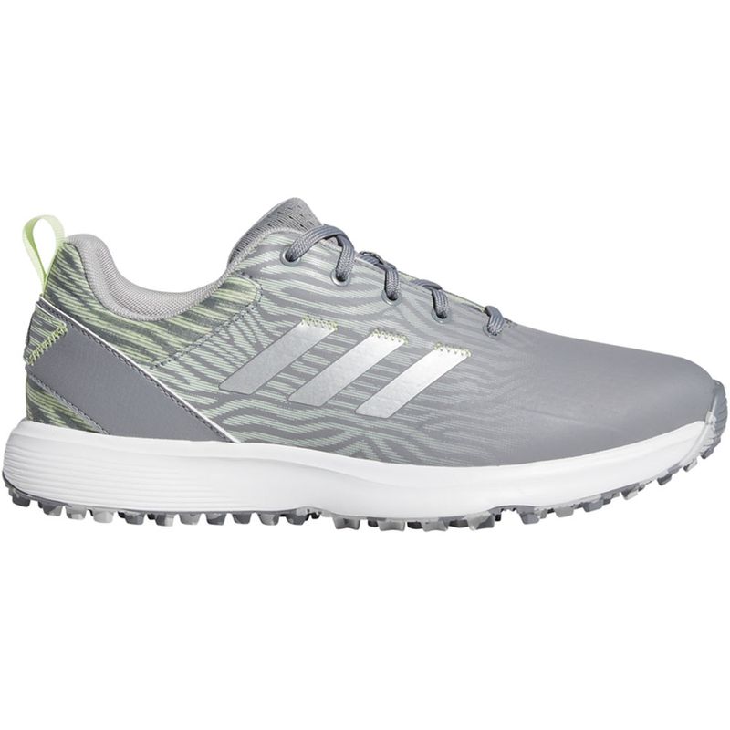 Adidas Women s S2G Spikeless Golf Shoes Grey Three Silver Pulse Lime M 5