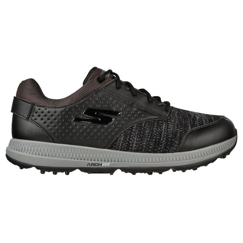 skechers black golf shoes