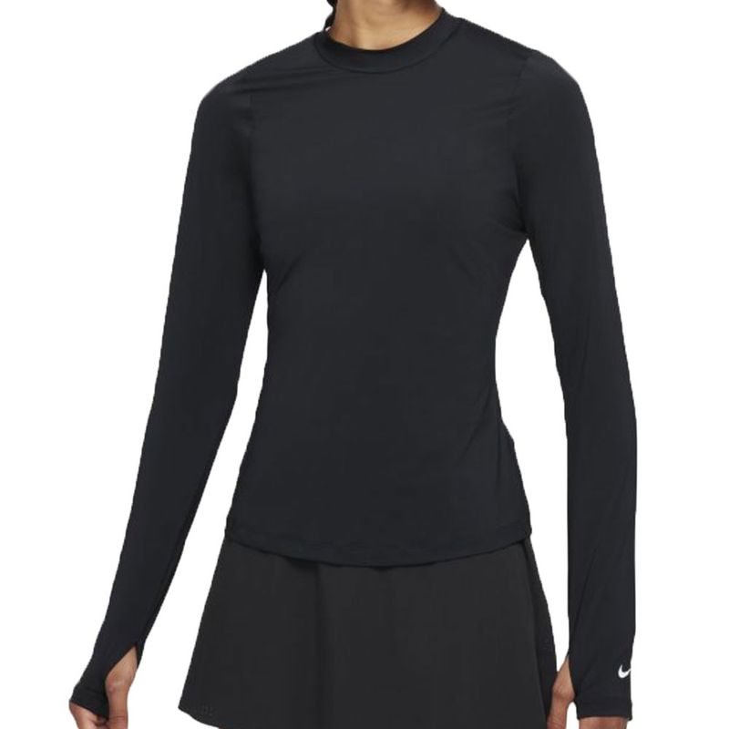 Nike women's dri fit long store sleeve black