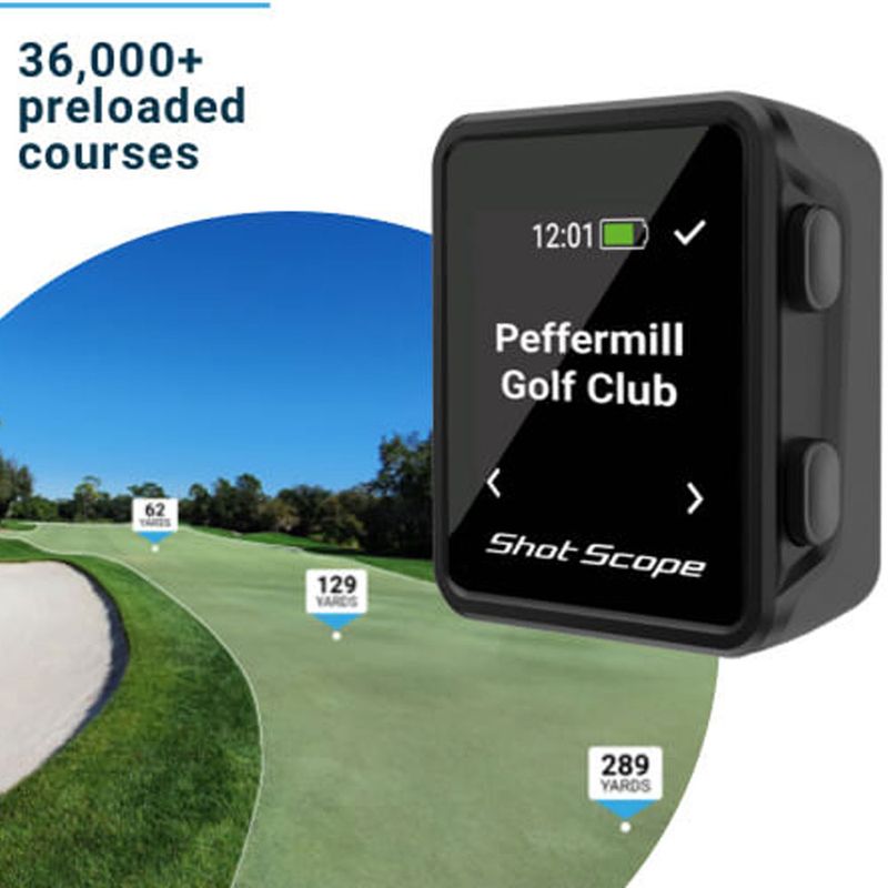 Shot Scope H4 Golf GPS Handheld Worldwide Golf Shops