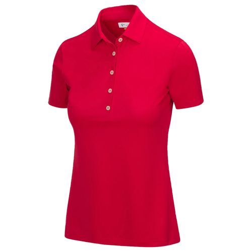 Greg Norman Women's Freedom Micro Pique Stretch Polo