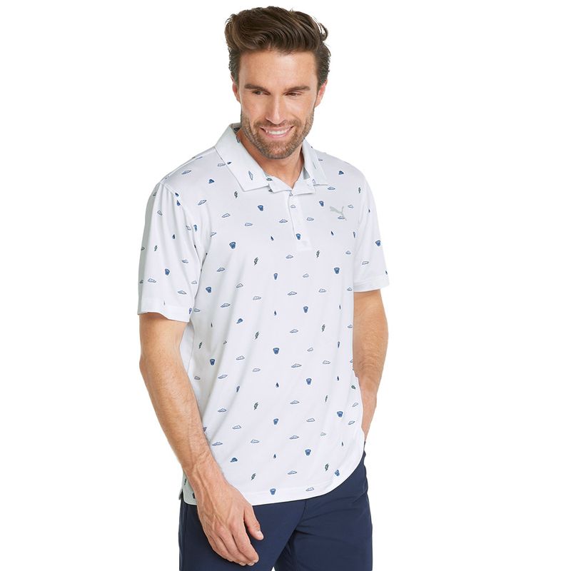 PUMA Men's MATTR Pouring Buckets Polo Worldwide Golf Shops