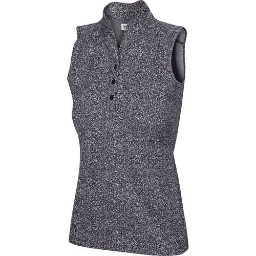 Greg Norman Women's Heathered Dot Sleeveless Polo