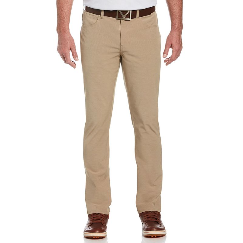 Callaway Men's 5-Pocket Horizontal Textured Pants - Worldwide Golf Shops