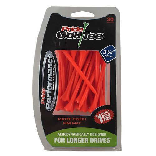 Pride 3 1/4" Evolution Matte Finish Tees - 30 Pack