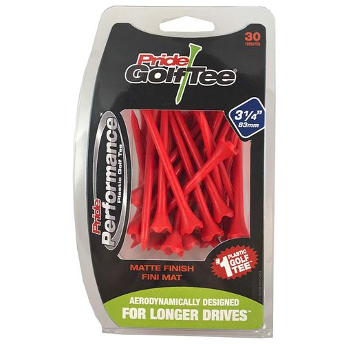 Pride 3 1/4" Evolution Matte Finish Tees - 30 Pack