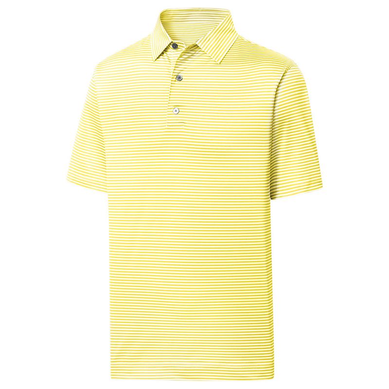 Footjoy lisle 2025 feeder stripe polo